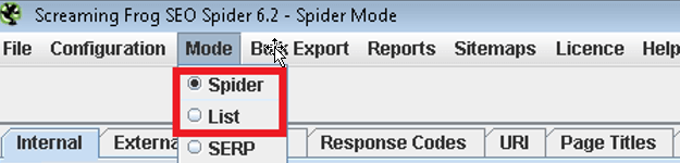 mode spider